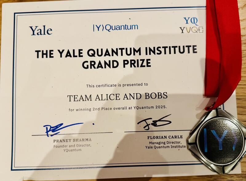 YQuantum 2025 certificate